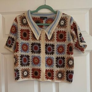 Colorful Crochet Top